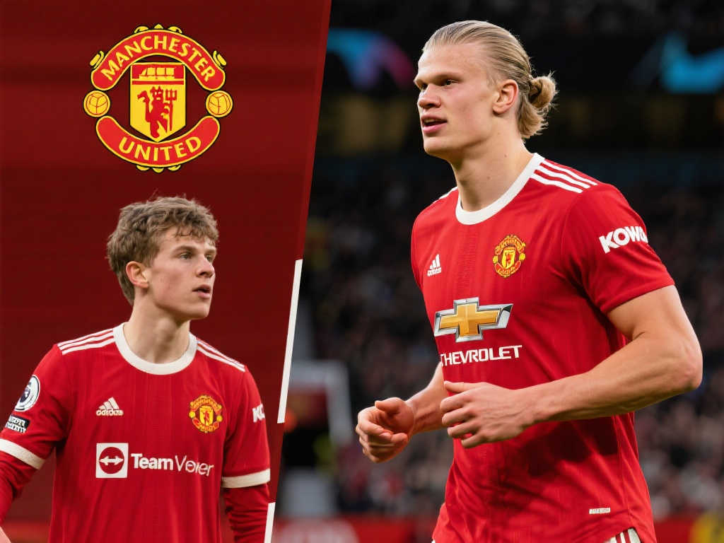 前曼联名将约克:霍伊伦与哈兰德差距明显,曼联暂难倚重